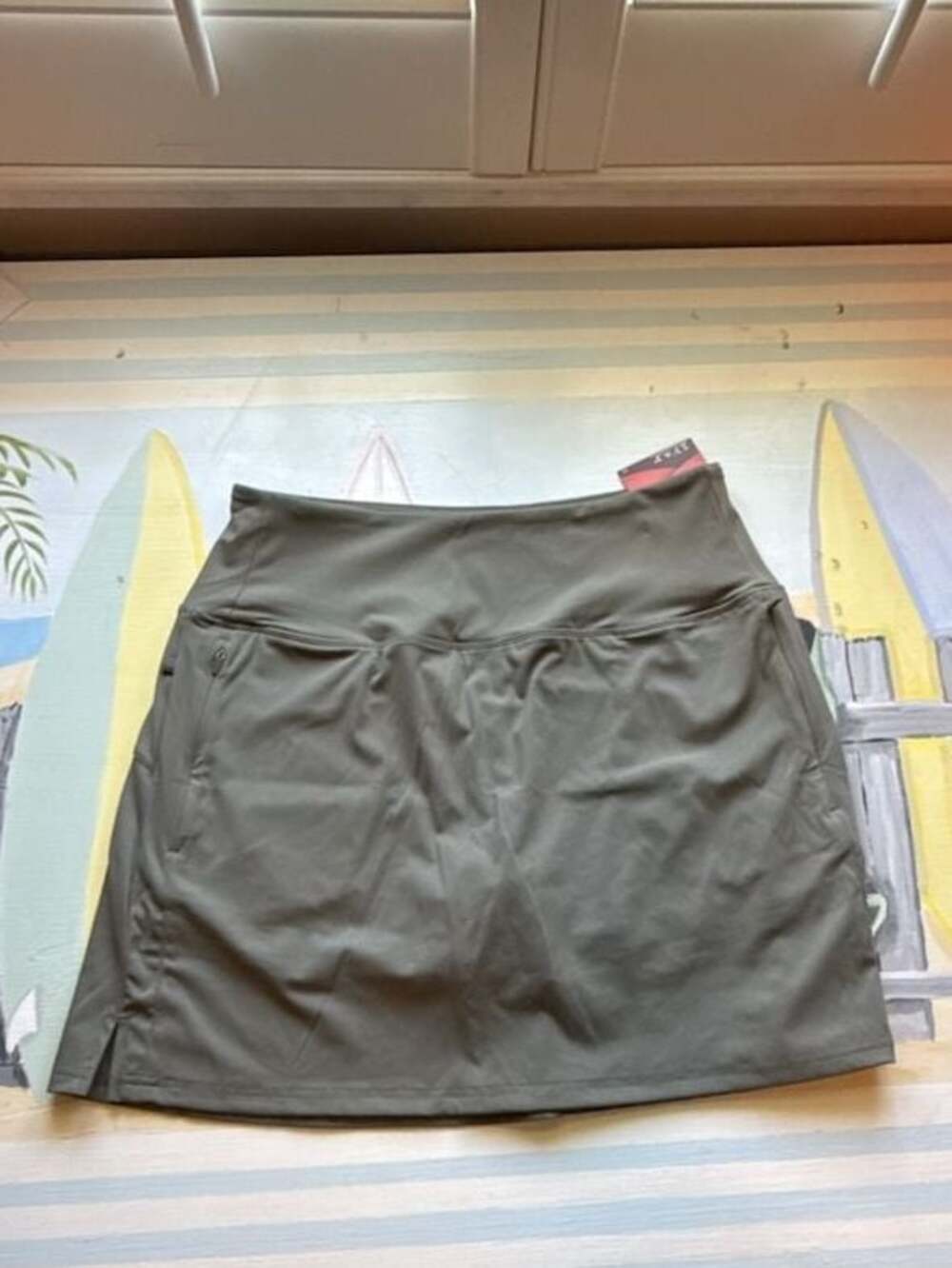 SANTINY Skort with 2 Pockets High waist